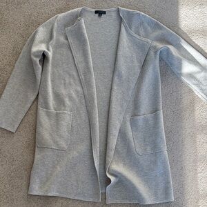 J. Crew Light Gray Women's Open Front Cardigan